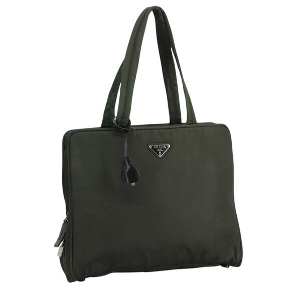 PRADA Tote Bag Nylon Khaki - Picture 1 of 13